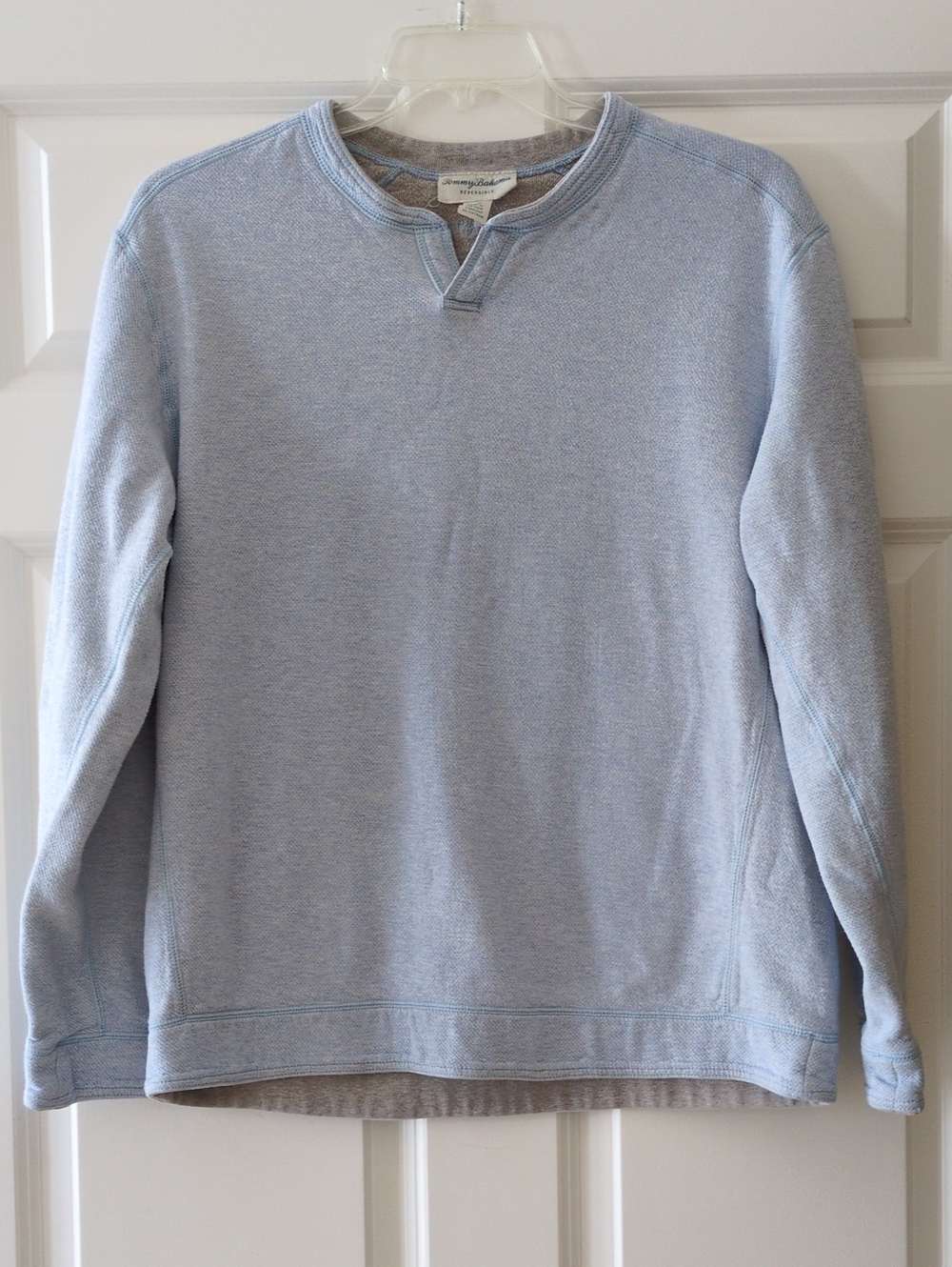Tommy Bahama Reversible Sweatshirt Cotton Tencel Blend Casual Cozy Large